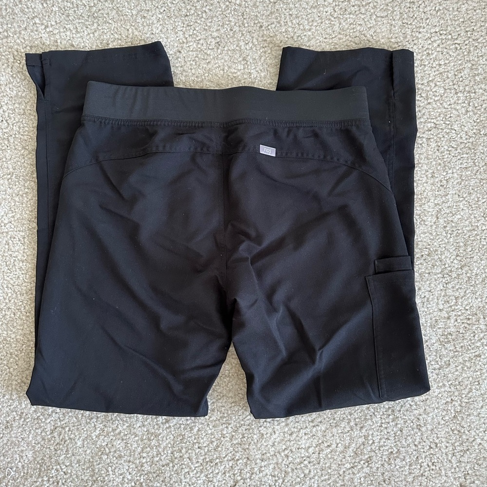 Black figs scrub pants